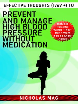 cover image of Effective Thoughts (1769 +) to Prevent and Manage High Blood Pressure Without Medication